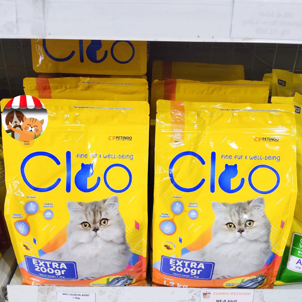 Cleo Mackerel 1.2kg Freshpack Dry Cat Food Makanan Kucing Dewasa