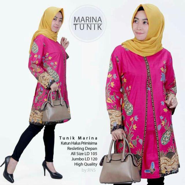 Maura Couple - Sania Ruffle Batik Couple Ori Ndoro Jowi Garansi Termurah Shopee - Batik Modern Solo