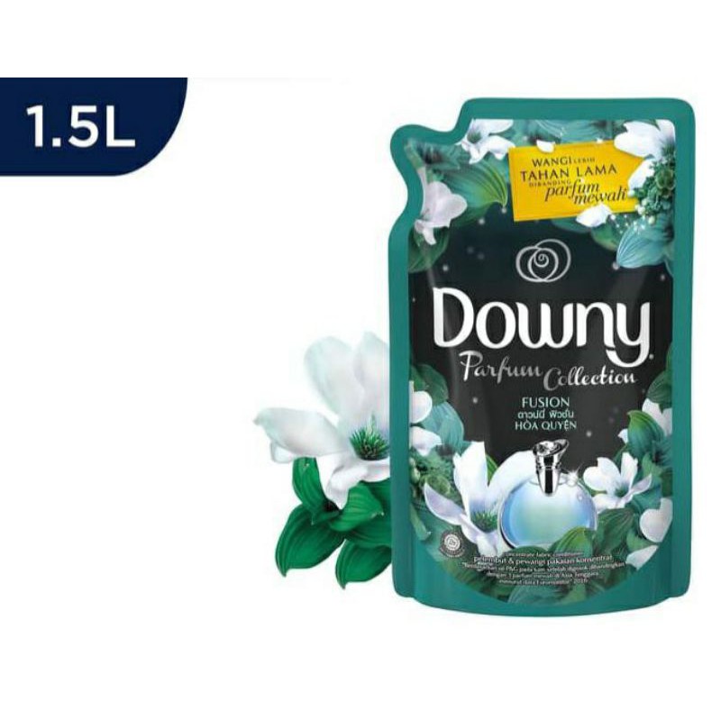 Pelembut dan pewangi pakaian Downy fusion 1,5 Liter