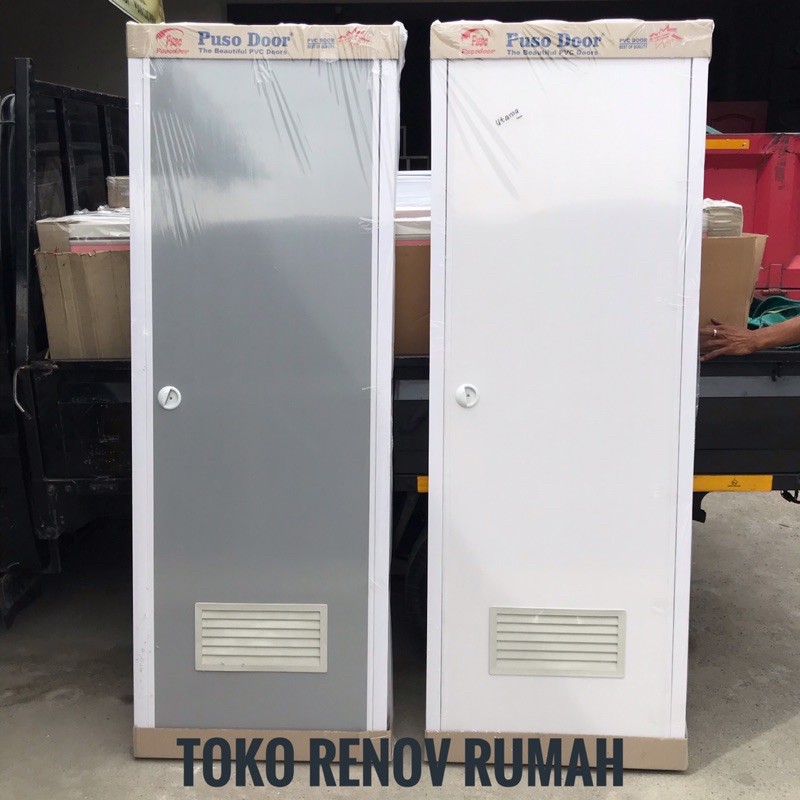 pintu kamar mandi pvc KUSEN TEBAL (KUALITAS PREMIUM) pintu pvc