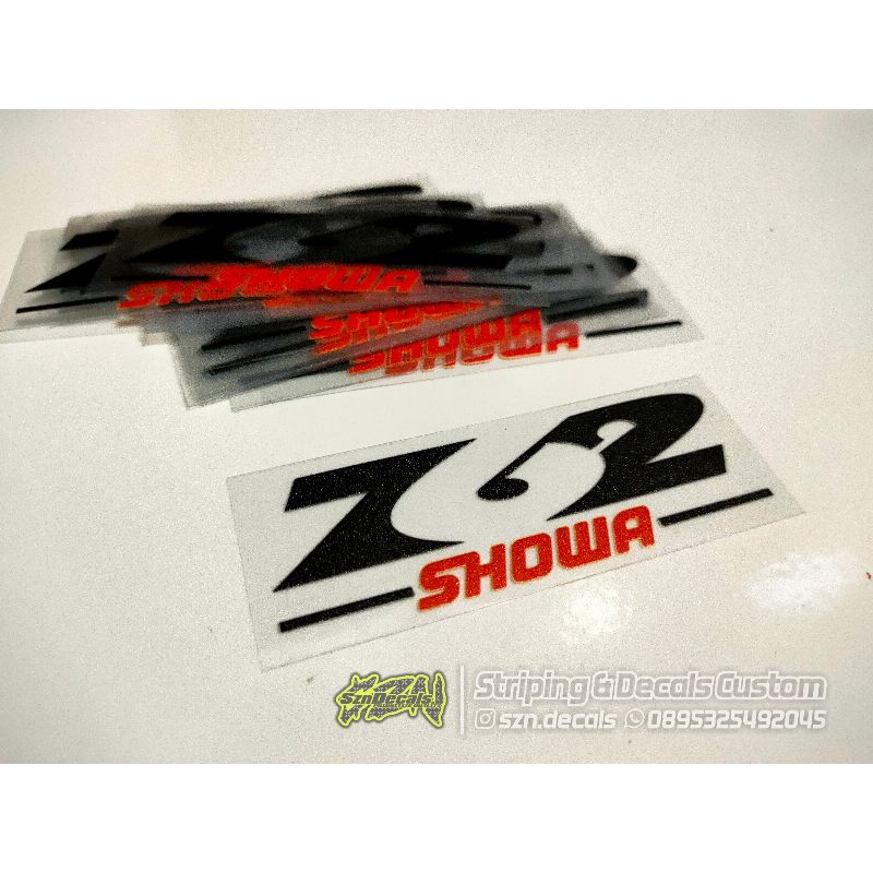 Sticker Shock showa Z62 transparan