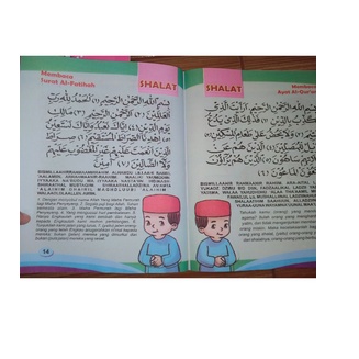 Buku Tata cara Sholat dan Wudhu Nabi Seri Anak Muslim full colour