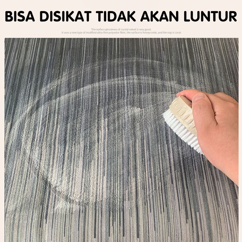 (new produk sale ) keset kartun kaki anti slip 2 in 1 mat kamar mandi keset dapur Keset Anti Slip