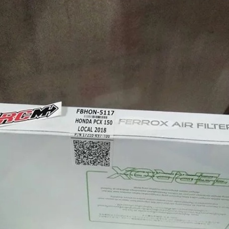 AIR FILTER UDARA SOLUSI SEUMUR HIDUP STAINLESS STAINLES STEEL PEMAKAIAN HONDA PCX 150 PCX150 LOKAL 2018-UP ORIGINAL FERROX ASLI