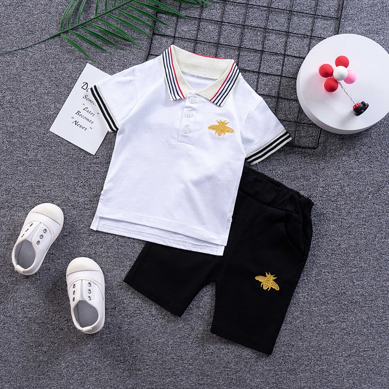 POLO Shirt Anak Laki Laki IMPORT / ONE SET Kaos Polo Celana / Setelan Baju Anak Laki Laki Berkerah Impor