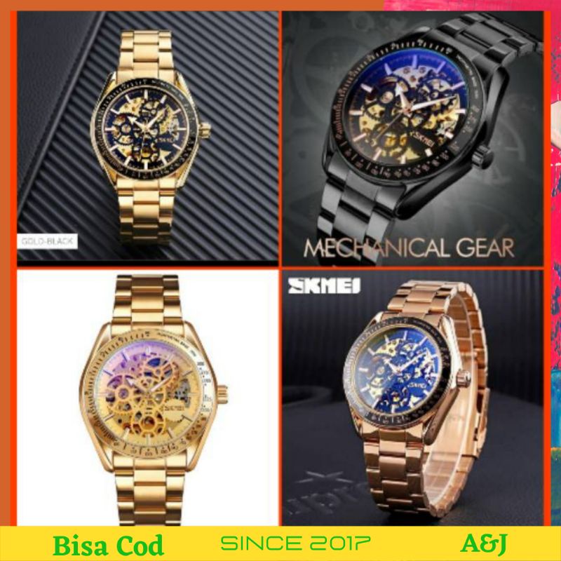 [ COD ] JAM TANGAN PRIA SKMEI  9194 ORIGINAL automatic