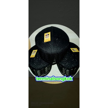 peci jaring motif pintu aceh