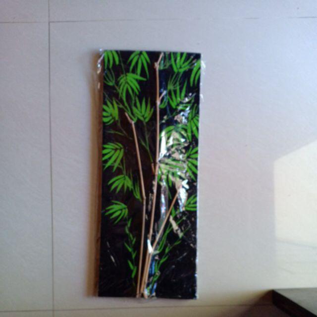 Lukisan 3d Pohon Bambu Minimalis