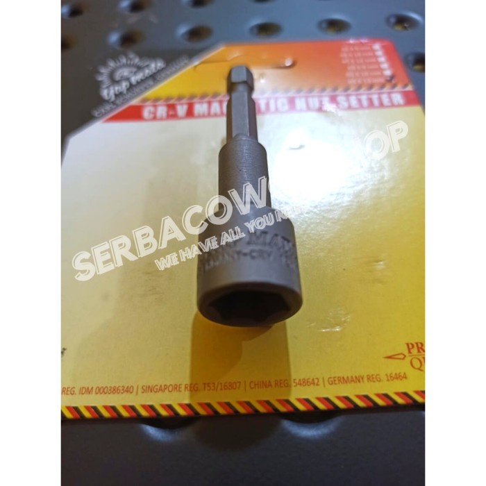 Tjap Mata Obeng Sock Roofing 12 x 65 mm Mata Bor Sock Baja Ringan