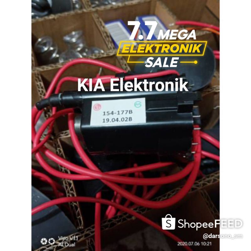 Flyback FBT Playbek Plibek TV LG Goldstar 21" 154-177B 154 177 B Ori