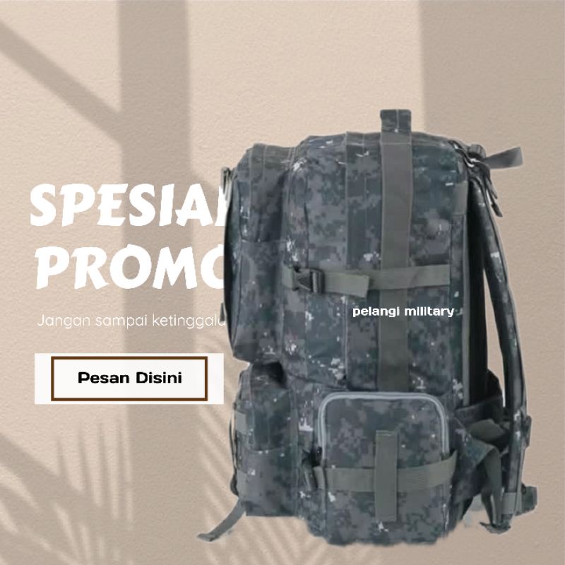 Tas ransel army Doreng Navy seal/Tas punggung pria511/Tas model Gultor/Tas touring/Tas Gunung