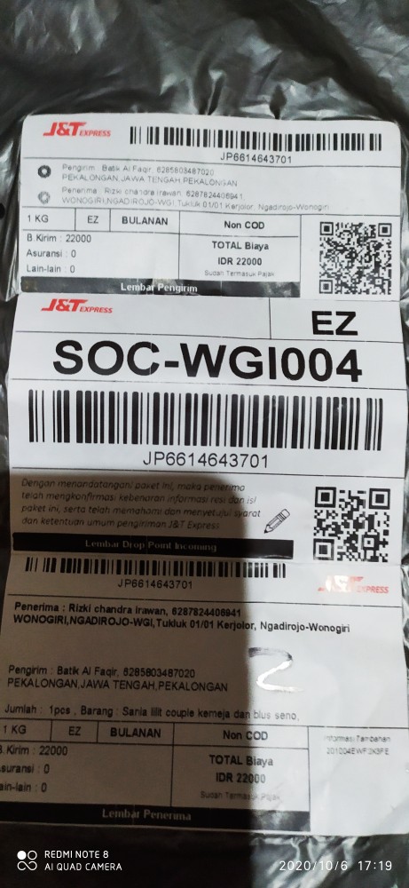 Sania Lilit Couple Kemeja Dan Blus Seno