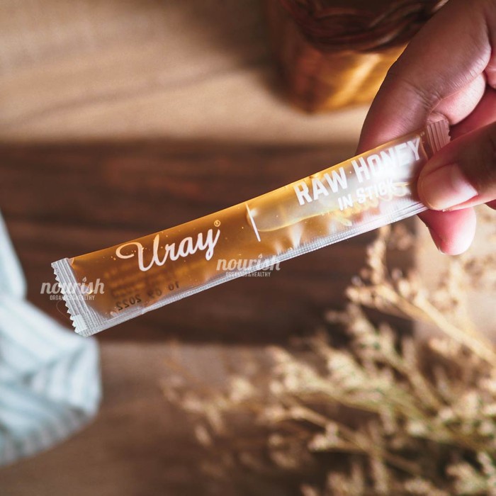 

02 Madu Uray Stick Sachet 10 Stick (Raw Honey Madu Hutan) Ds51Ghg