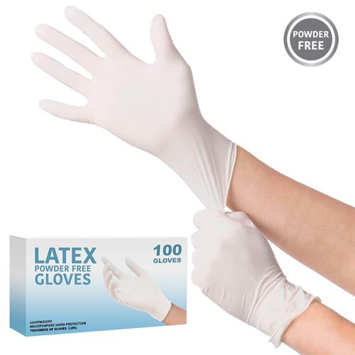 100 pcs sarung tangan medis latex isi 100   non medis glove  gloves handscoon nitrile