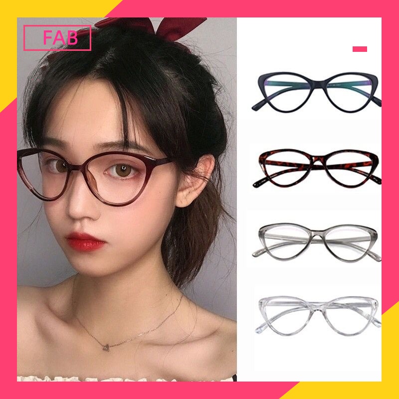 Kacamata Retro Terbaru Cat Eye Wanita/Pria  Kacamata hitam Fashion