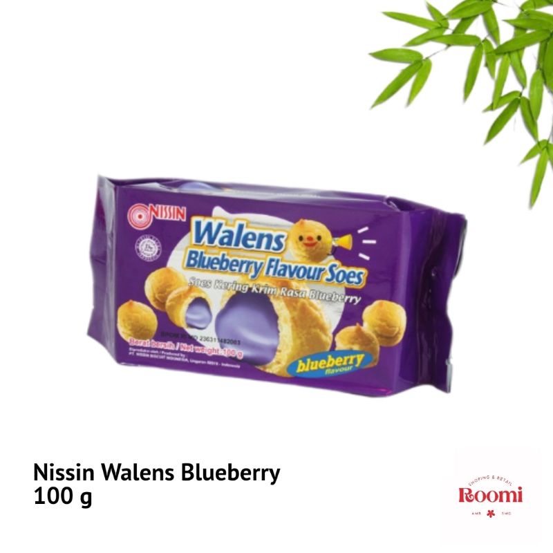 

NISSIN Walens Soes Blueberry 100 gr