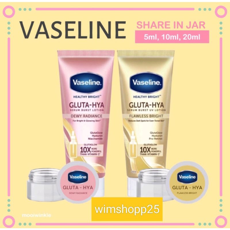 [PROMO JULY] VASELINE GLUTHA HYA/ BODY SERUM VASELINE GLUTHA HYA