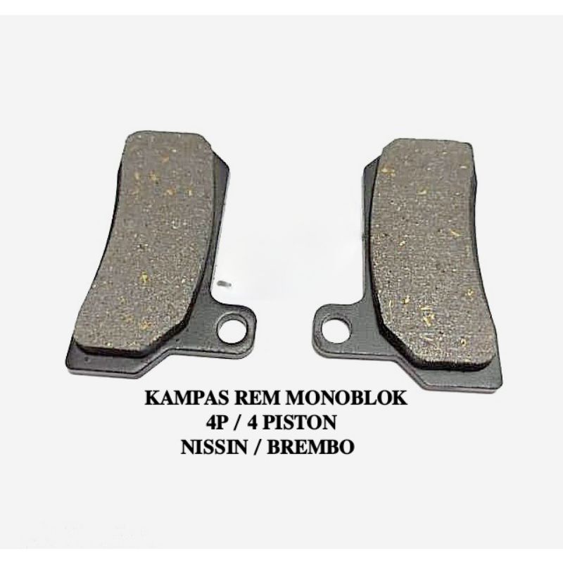 kampas rem brembo kaliper 2 piston dan monoblok 4 piston IMPORT