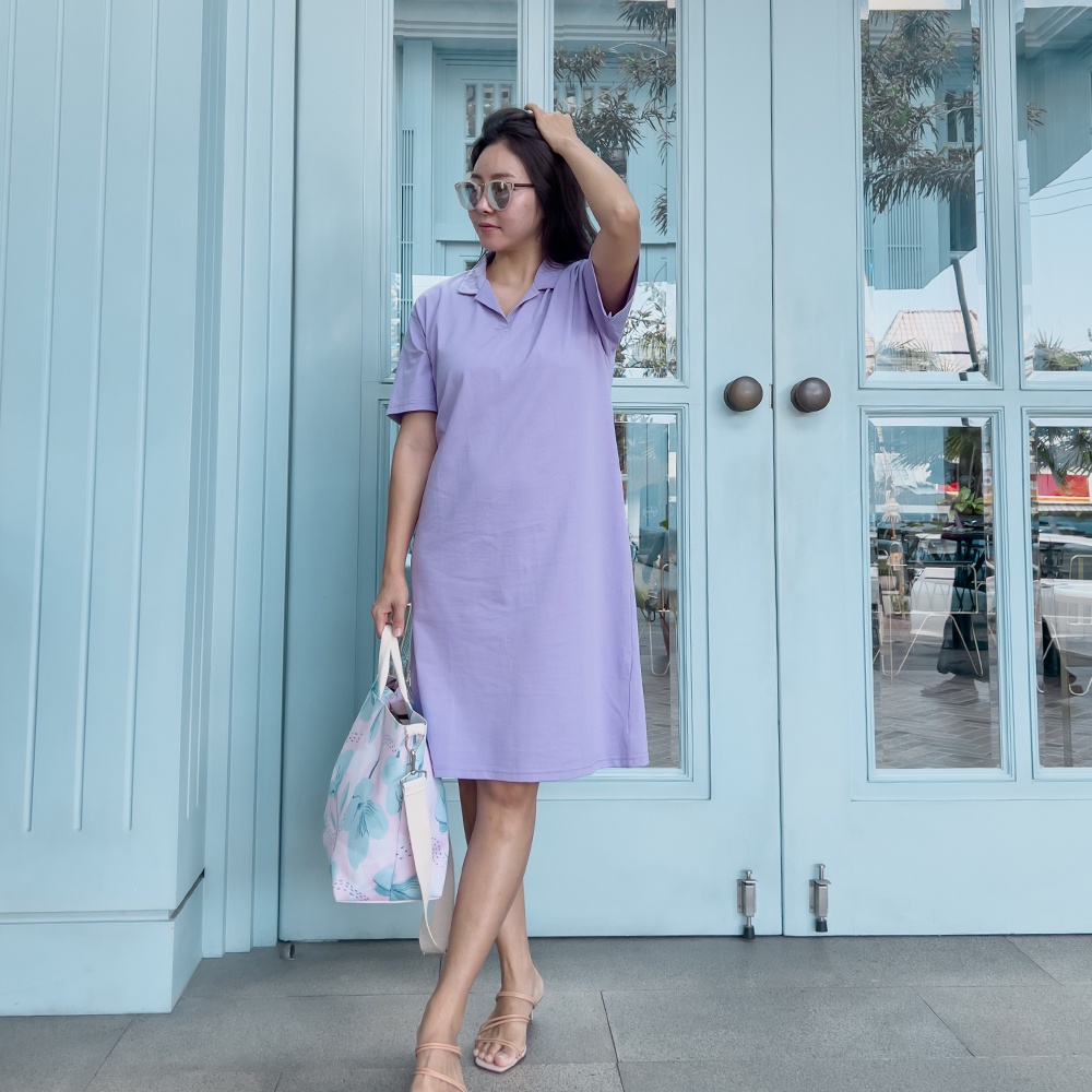 HEYTIMMY WOMEN Kana Summer Dress Katun Berkerah