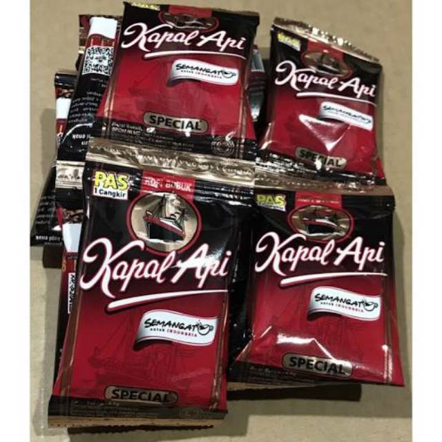 

KOPI HITAM KAPAL API MINI 1 RENCENG ISI 10 SACHET / KOPI HITAM TANPA GULA MURA / KOPI MURNI