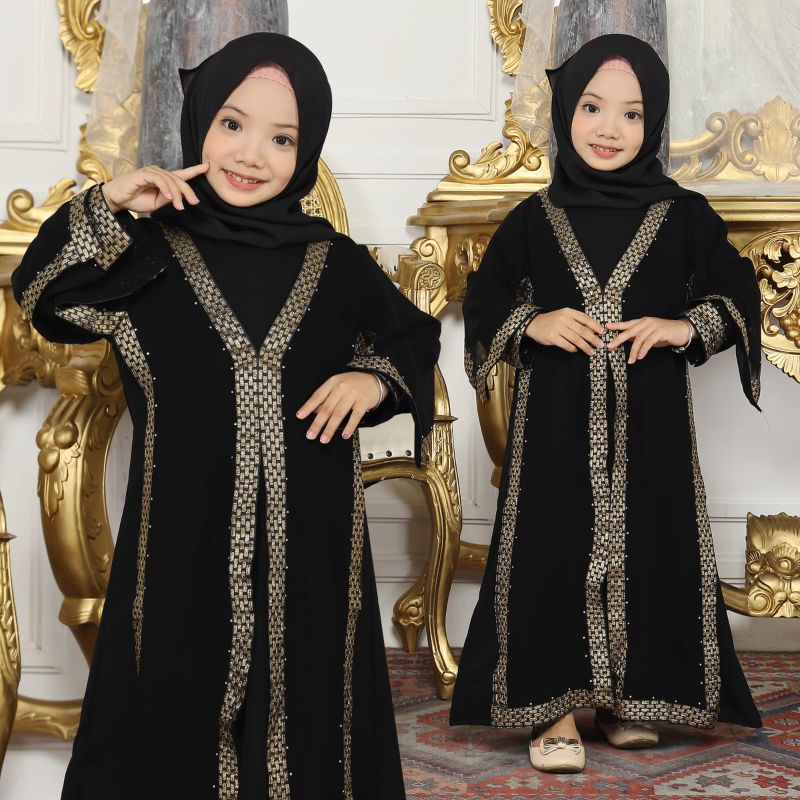 MUZA ABAYA ANAK PESTA RENDA KOTAK