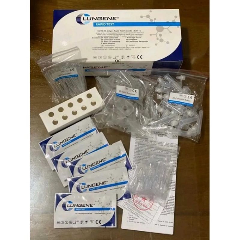 (SAMPEL LIUR) LUNGENE RAPID TEST SALIVA