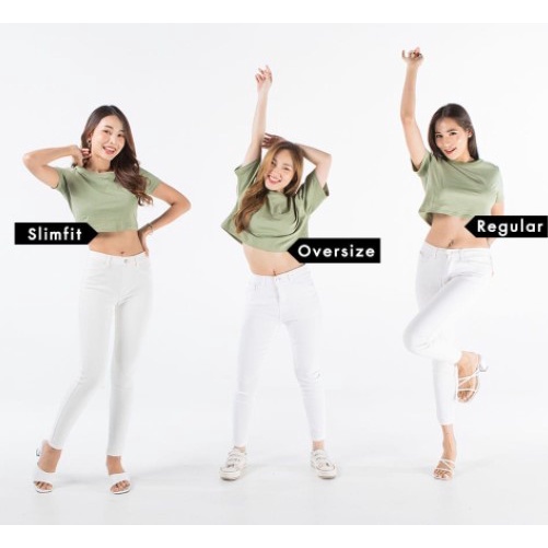 iseven p PASTEL CROP OVERSIZE POLOS / OVERSIZE CROP TOP