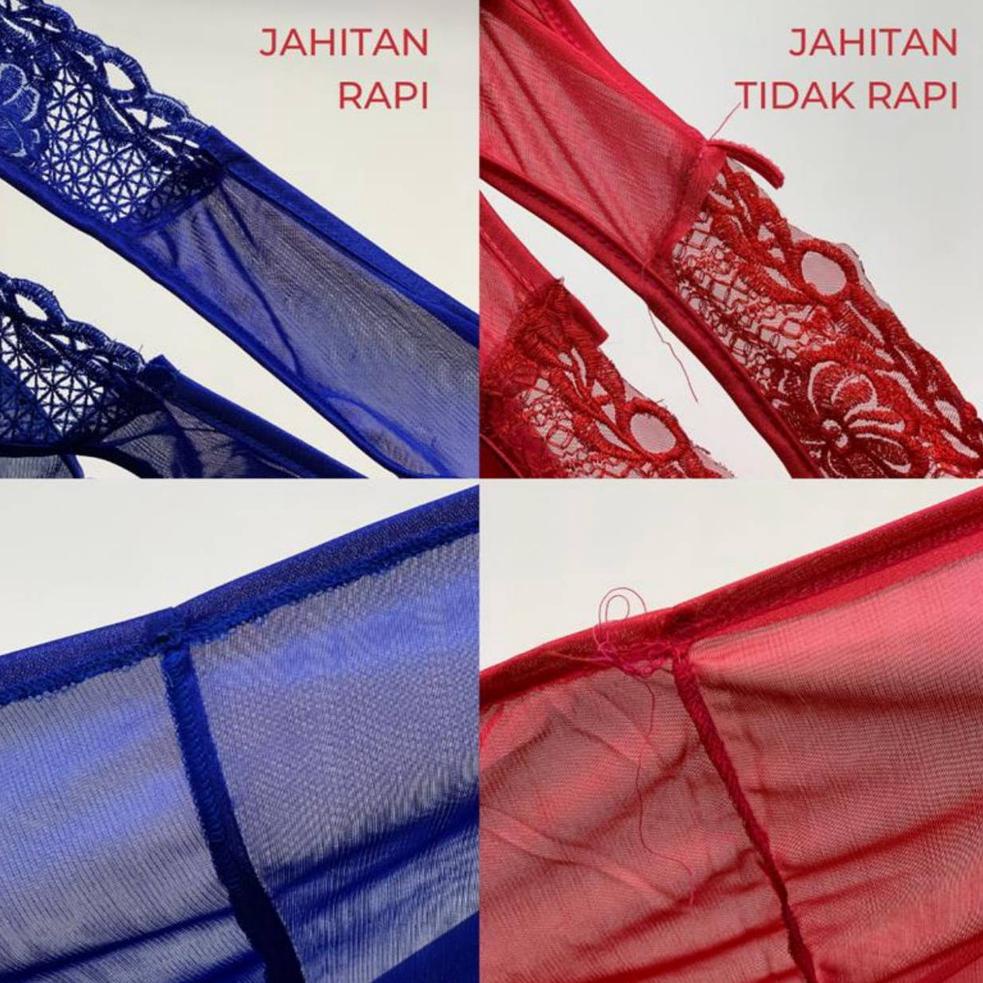 / GARANSI ORI ☆ Lingerie JUMBO HAPPY Baju Tidur Sexy Satin LD 120cm –FRO.20Au22l
