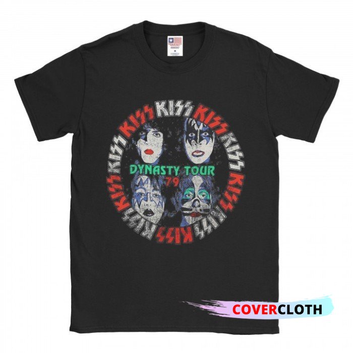 T-Shirt Baju Kaos Band Kiss Dynasty Tour