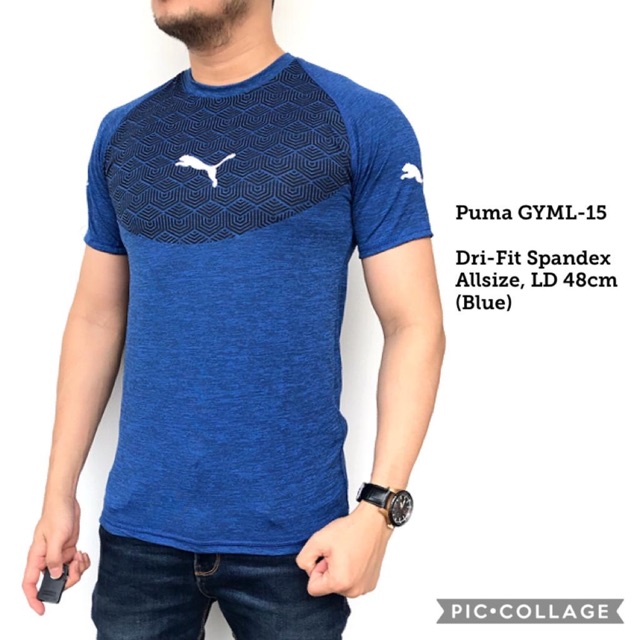 SUPPLIER KAOS  GYM FITNESS PRIA COWOK  CEWEK navy  murah 