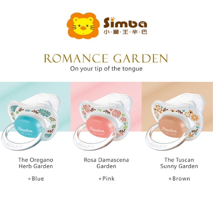 Simba Crystal Romance Pacifier Empeng Bayi 0 - 6m+