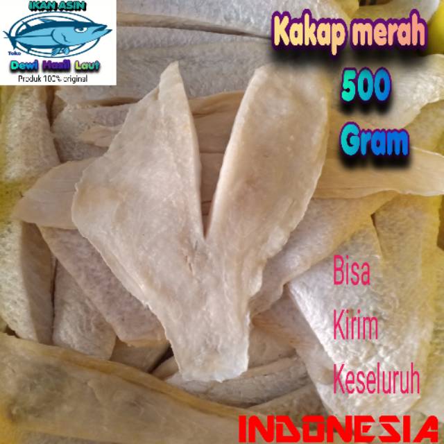 

Ikan asin kakap merah 500 gram