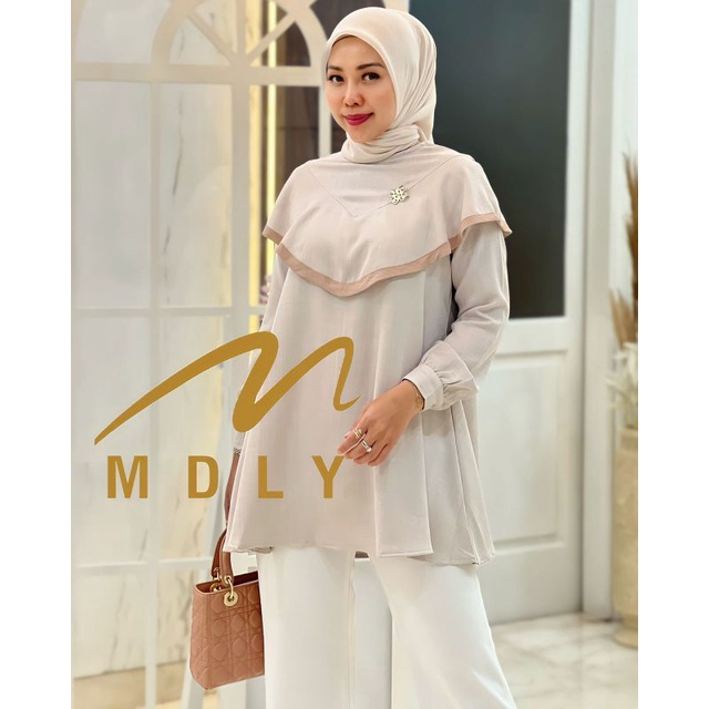 Kemeja Atasan Wanita Terbaru Zalina Blouse by Mdly