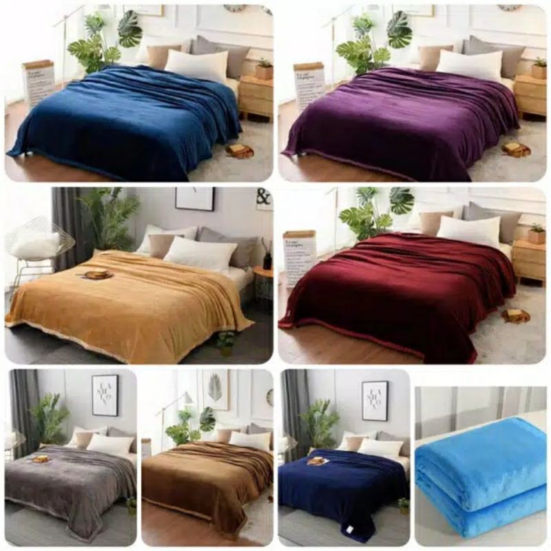 selimut anak selimut polos selimut karakter selimut hangat selimut bulu 150 x 200