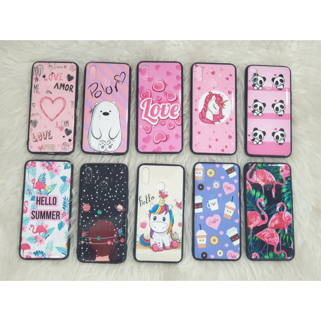 Softcase korean new all type realmeC2  a1k A3s A5s j2pime j1ace minote7 y71 y91 y17
