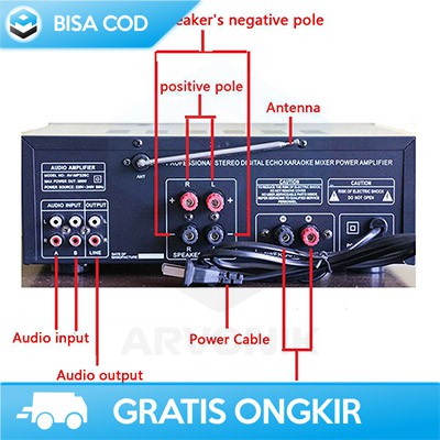 MIXER AUDIO AMPLIFIER BLUETOOTH MINI ORI SUNBUCK KARAOKE HOME THEATER