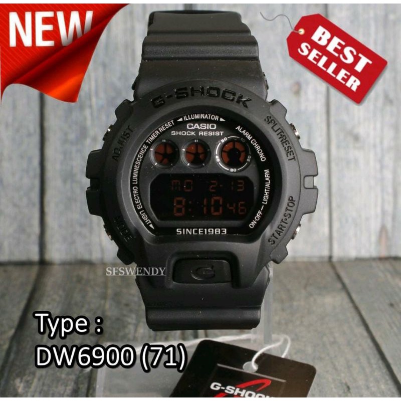 Jam Tangan_Dw6900_Jam Tangan_G_Shock 6900 Water Resist Jam Trendy Kasual Pria Jam Tangan Anti Air