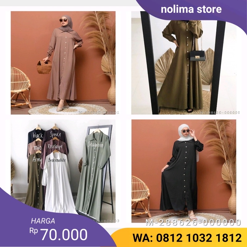 dress muslim wanita moscrepe