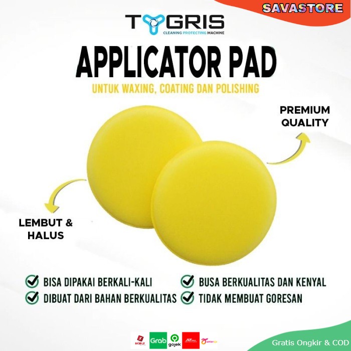 APPLICATOR PAD BUSA POLES WAX SPONGE TEBAL BERKUALITAS