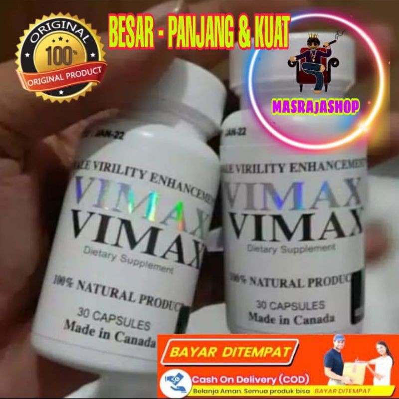 VIMAX IZON ASLI ORIGINAL100% MADE IN CANADA BERCODE TERMURAH