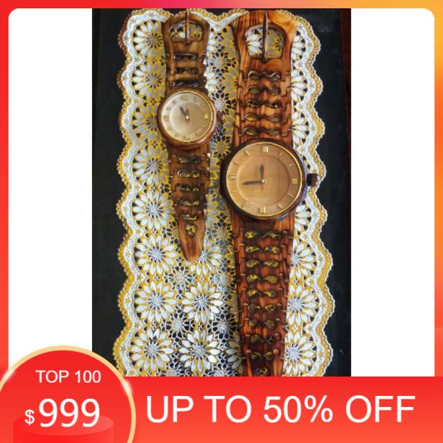 HIASAN DINDING JAM KAYU BARANG UNIK & ANTIK