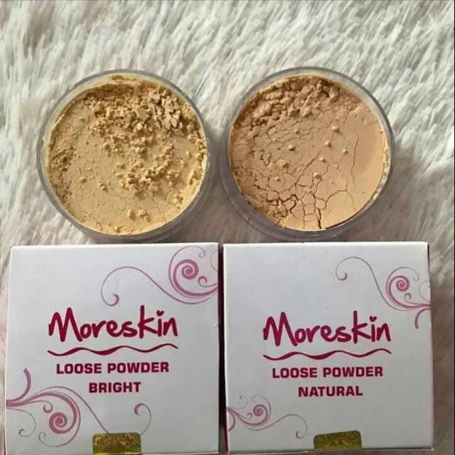 Moreskin Loose Powder Nasa, Bedak Tabur Nasa, Semakin berkeringat semakin glowing