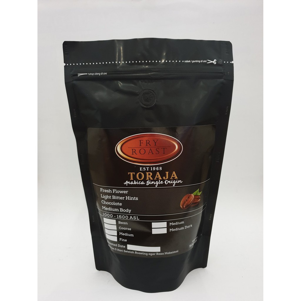 

KOPI ARABIKA TORAJA 500 GRAM BIJI DAN BUBUK Limited