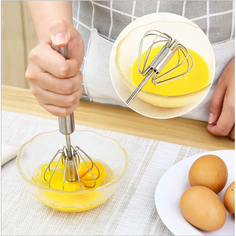 MARKAS88 Pengocok Telur Otomatis Kocokan Telur Automatic Stainless Steel Mixer Telur Egg Beater