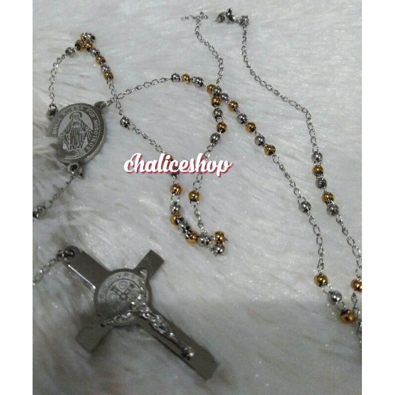 Rosario Titanium gold silver