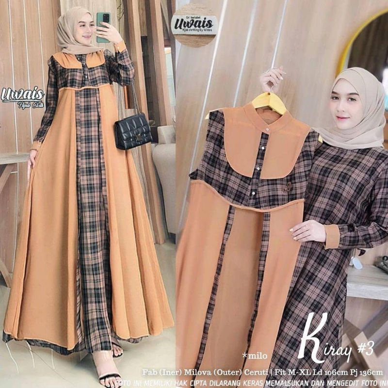 (RESTOK) KIRAY #3 #4 DRESS BY UWAIS