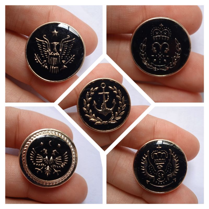 kancing jasko/koko besar 2 cm / kancing garuda 2 cm