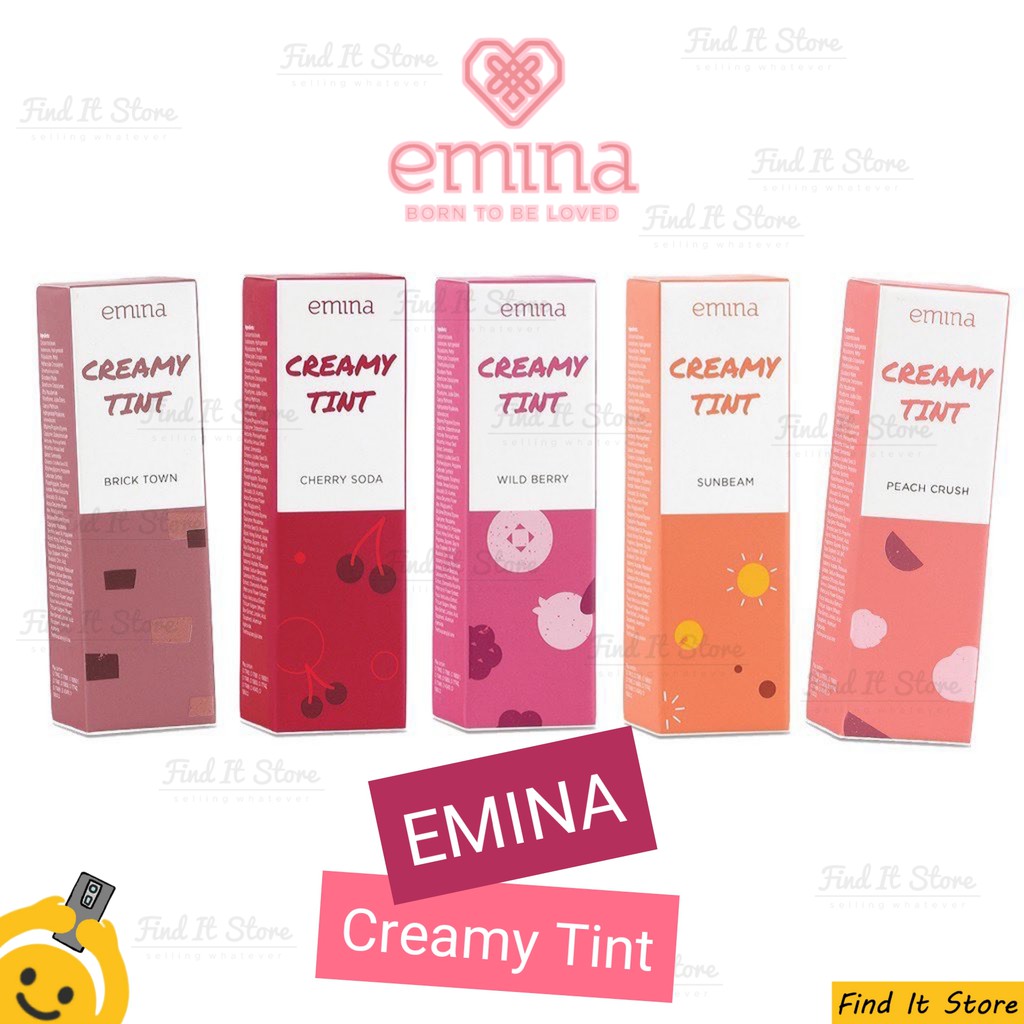 Emina Creamy Tint | Lip Tint Creamy | BPOM Creamytint