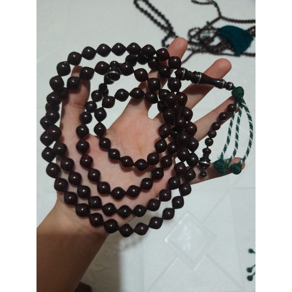 tasbih kokkah kokka pukaha kaukah merah buta / buntat bentuk laki / opal langka asli