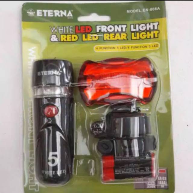 Lampu LED sepeda depan belakang / Lampu sepeda Baterai / Lampu sepeda Dewasa / Lampu sepeda Gunung